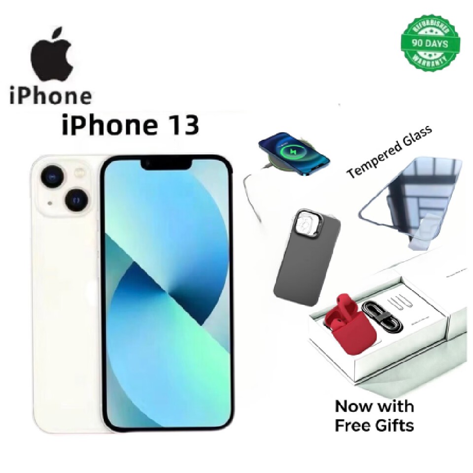 Refurbished Phone Apple iPhone 13 5G 6.1-inch 12MP+12MP Face ID apple smartphone With facial recognition capabilities 6.1-inch OLED-screen smartphone equipped with the A15 Bionic chip and a dual-camer