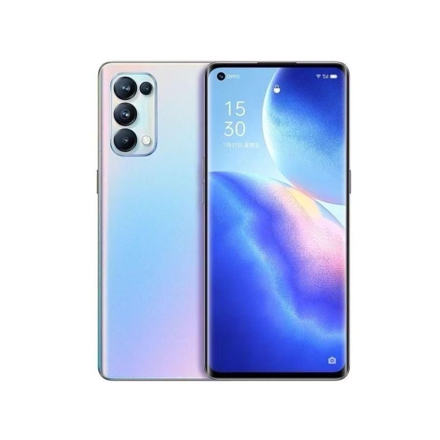 Refurbished Phone OPPO Reno5 Pro 13(8+5)GB RAM 90hz AMOLED Curved Screen 128GB Stoarge in-Display Fingerprint 48MP+32MP 4025 mAh 5G Snapdragon 765G OPPO Reno 3 Pro Smart