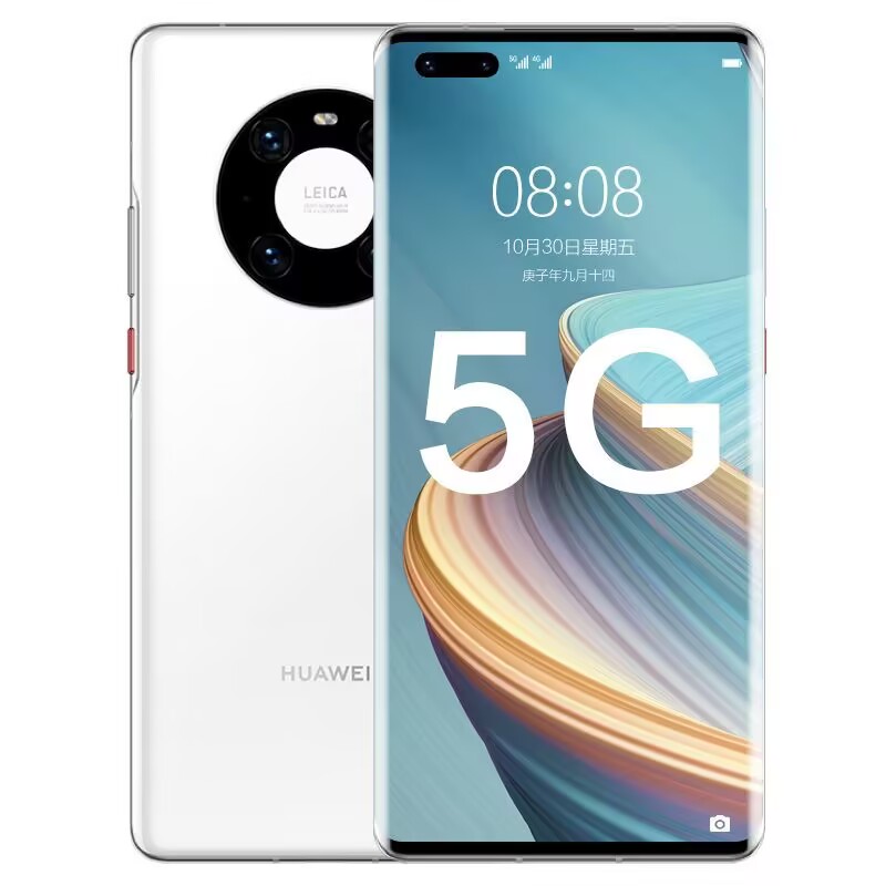 Refurbished phone: Huawei Mate 40 5G, 6.5 inches, facial recognition support. 8GB + 128GB/256GB, dual camera: 5000MP + 1600MP+8mp, 4200mAh battery. No fingerprint unlock support. Not a curved screen
