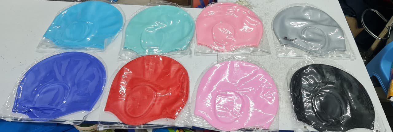 Big Swimming Cap Adult Swimming Head Cover Comfortable Stretch Fit Waterproof Design Hair Protection Lightweight Durable Pool Beach Swimming Training Recreation