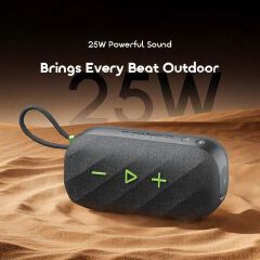 Oraimo SpaceBox Active Wireless Speaker 25W Portable Bluetooth Speaker Powerful Bass Loud Sound IP55 Waterproof Up to 14H Playtime Outdoor Party Speaker
