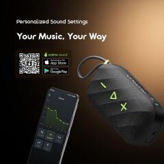 Oraimo SpaceBox Active Wireless Speaker 25W Portable Bluetooth Speaker Powerful Bass Loud Sound IP55 Waterproof Up to 14H Playtime Outdoor Party Speaker