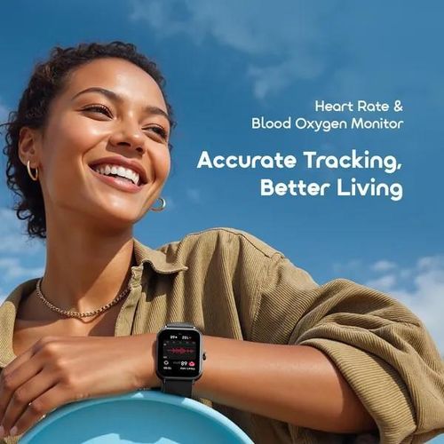 Oraimo Watch Nova 2 Lite 1.93" AMOLED Full Touch Smart Watch, Bluetooth Calling, Health & Fitness Tracking, Sports Modes, Smart Notifications, Stylish Smartwatch for Men & Women