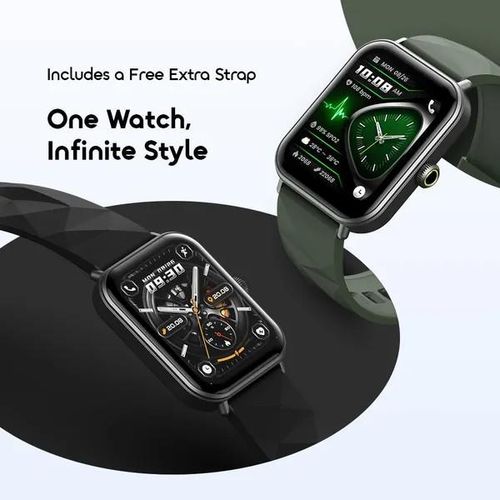 Oraimo Watch Nova 2 Lite 1.93" AMOLED Full Touch Smart Watch, Bluetooth Calling, Health & Fitness Tracking, Sports Modes, Smart Notifications, Stylish Smartwatch for Men & Women