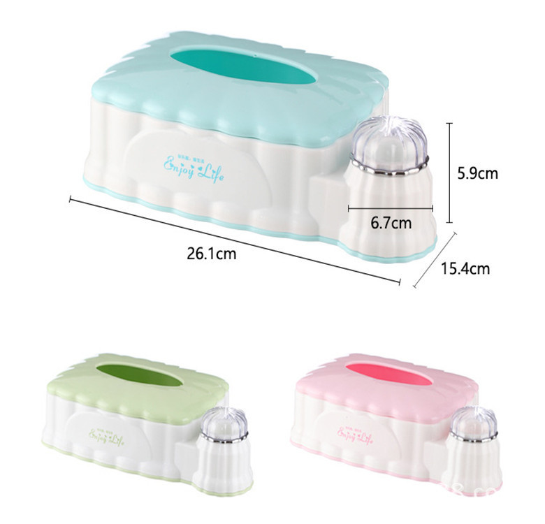 2-in-1 Serviette Holder & Toothpick Dispenser | Plastic Napkin Tissue Holder Ideal for dining tables, kitchens, restaurants, offices and entertaining guests.