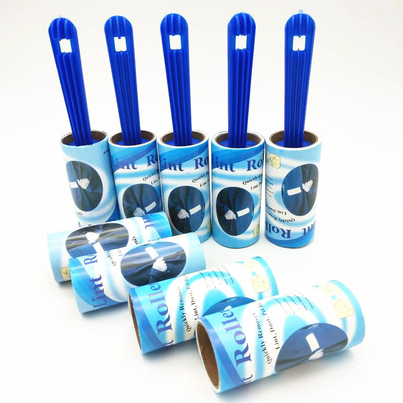 Reusable Lint Remover Roller Brush for Clothes,  Furniture and Bedding – Blue Measurements 23cm by 4.5cm,Multipurpose Use,Reusable Handle