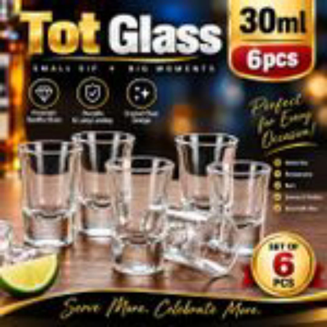 30ml Tot Glasses – Set of 6