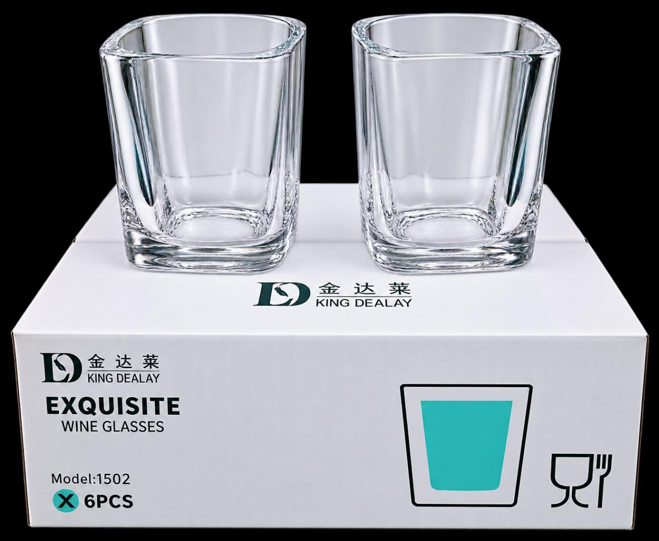 6PCS TOT GLASS  Capacity 63ml