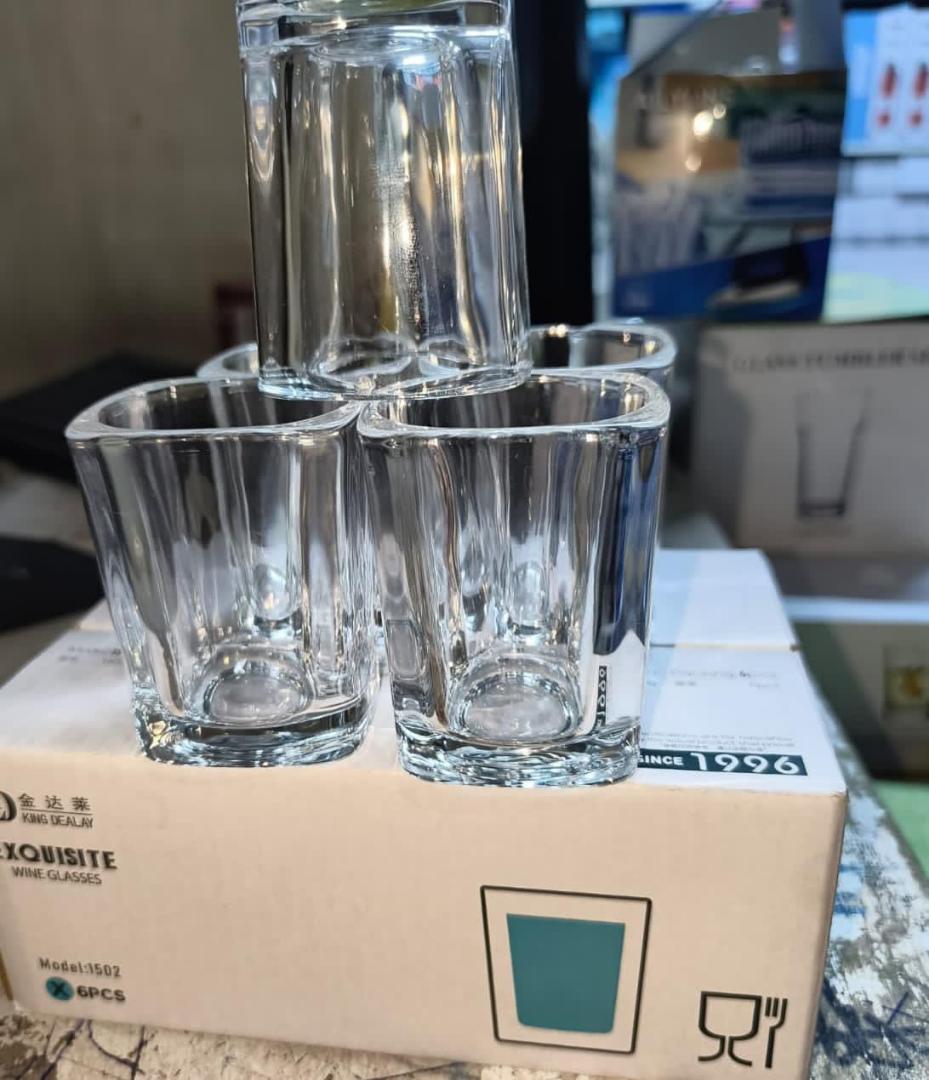 6PCS TOT GLASS  Capacity 63ml