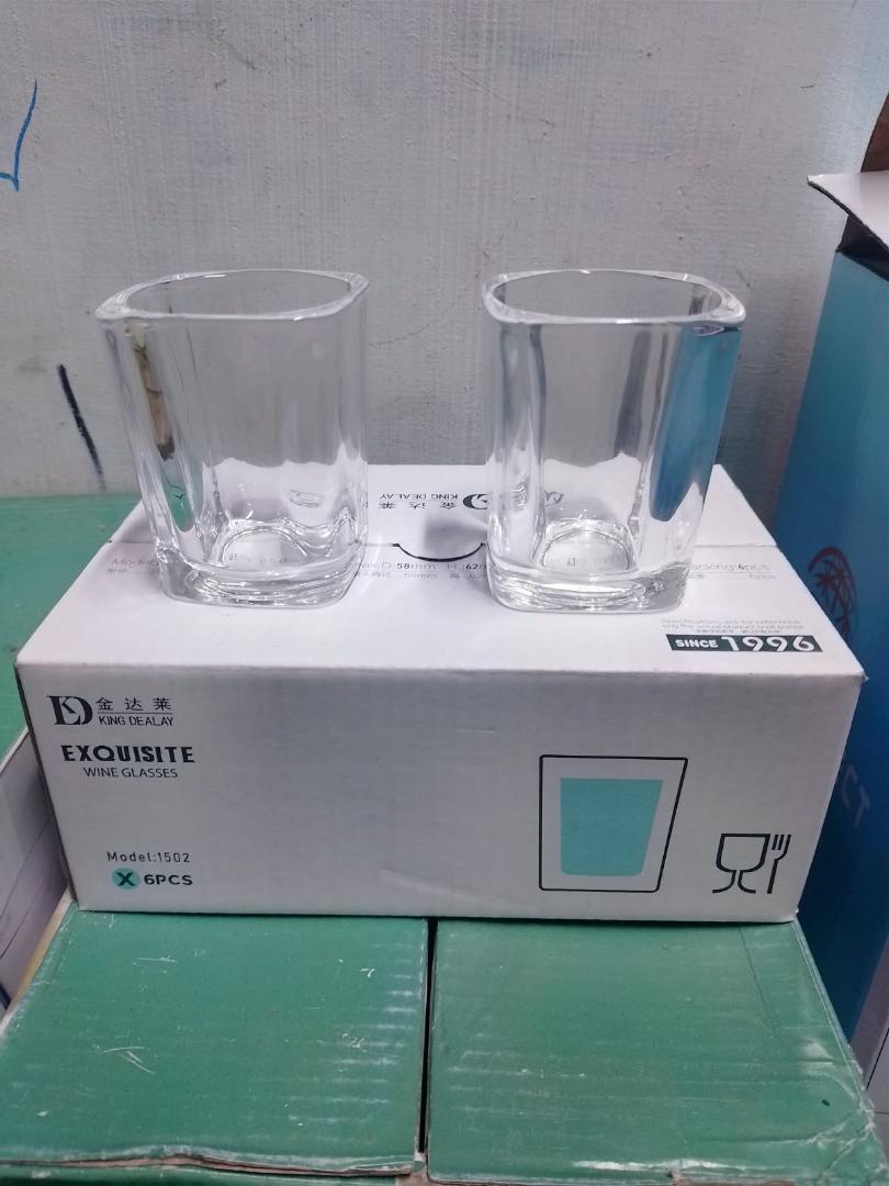 6PCS TOT GLASS  Capacity 63ml