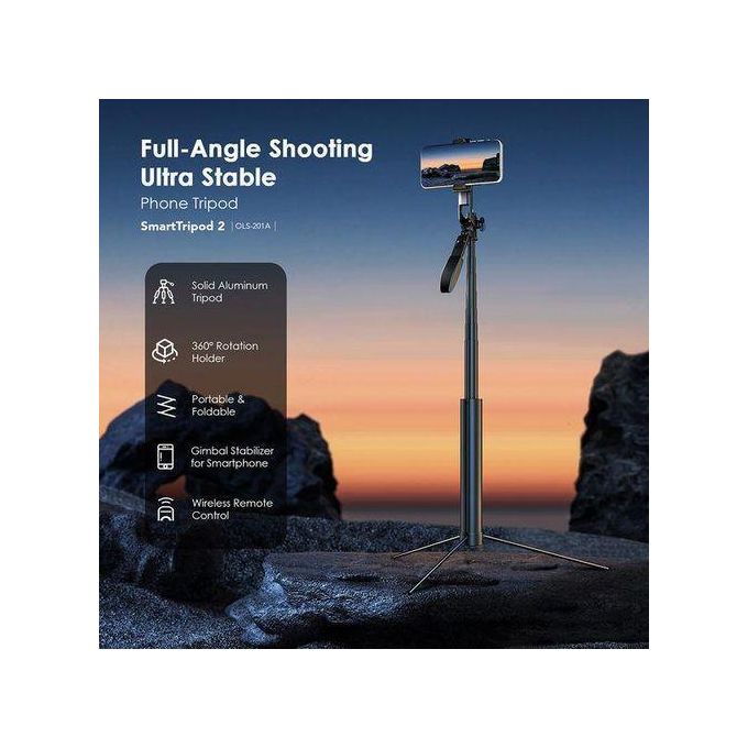 Oraimo Smart Tripod 2 OLS-201A 360 Degrees Tripod Gimbal Stabilizer