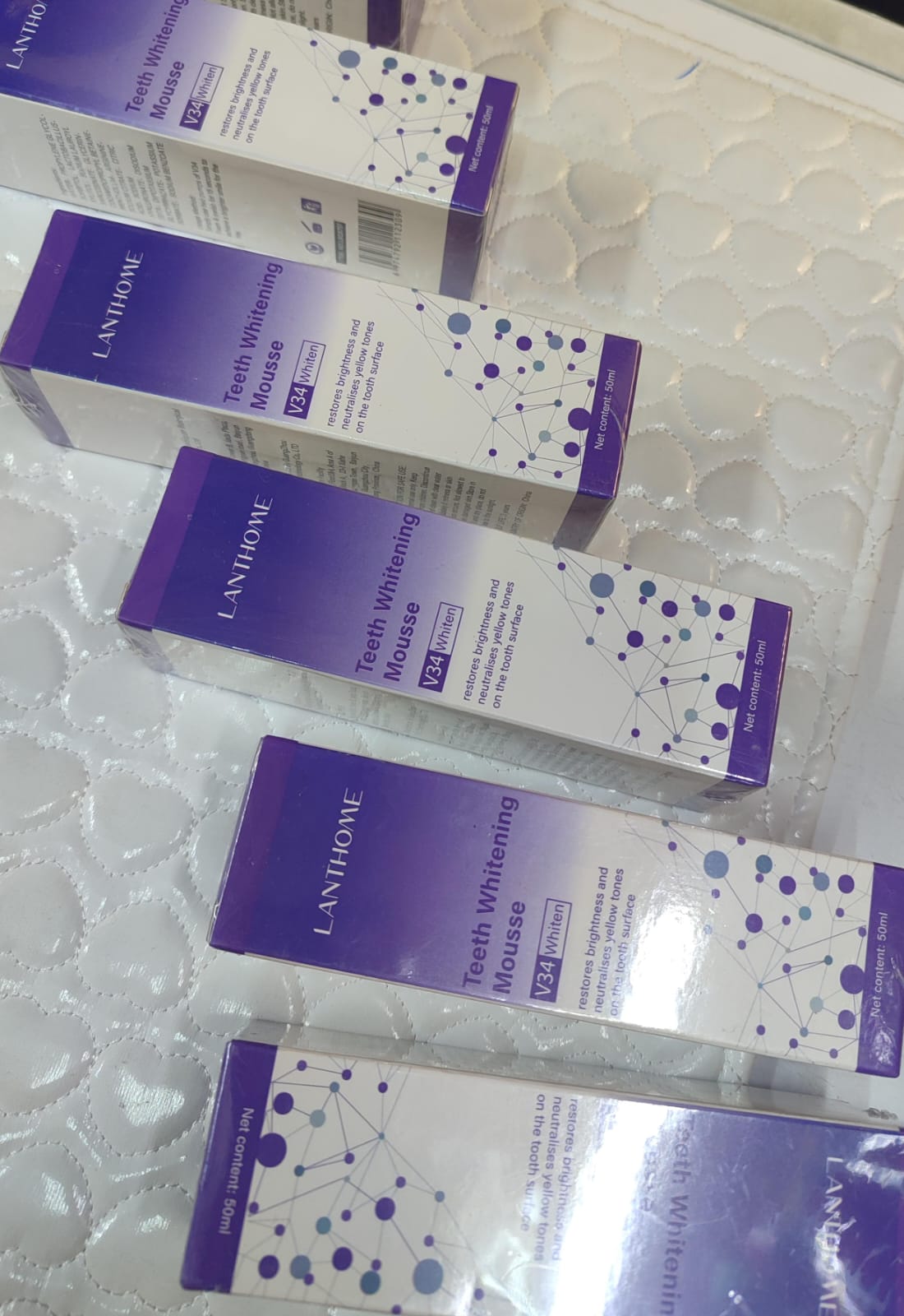 Lanthome Teeth Whitening Mousse – Teeth Cleaning Foam for Daily Oral Care