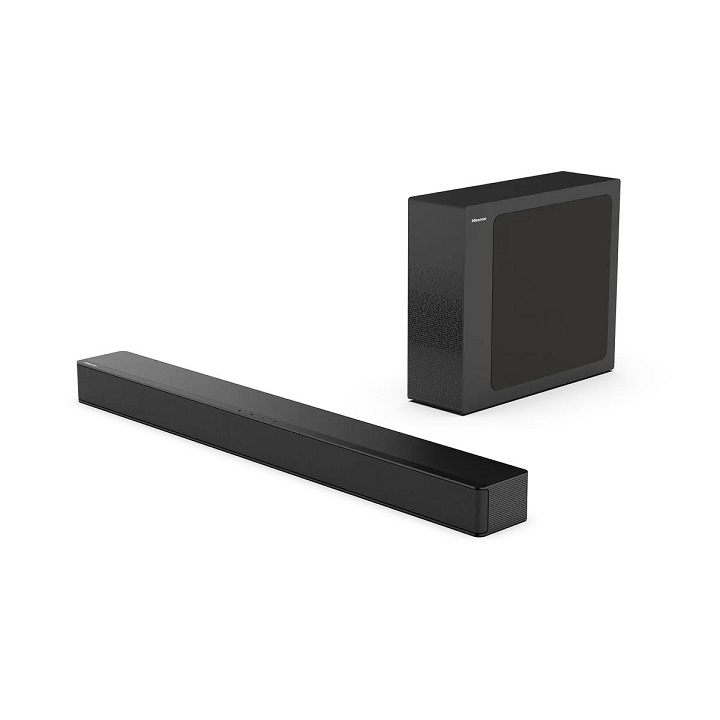 Hisense Sound bar System HS1800 140 Watts 2.1 CH with WIRELESS SUBWOOFER Woofer Bluetooth Speaker Remote HisenseHS1800 Soundbar Hisense 2.1 CHANNEL Audio Soundbar 140W Sound System