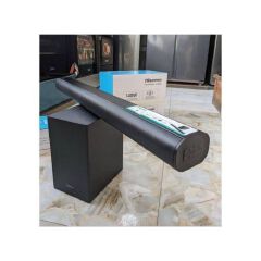 Hisense Sound bar System HS1800 140 Watts 2.1 CH with WIRELESS SUBWOOFER Woofer Bluetooth Speaker Remote HisenseHS1800 Soundbar Hisense 2.1 CHANNEL Audio Soundbar 140W Sound System