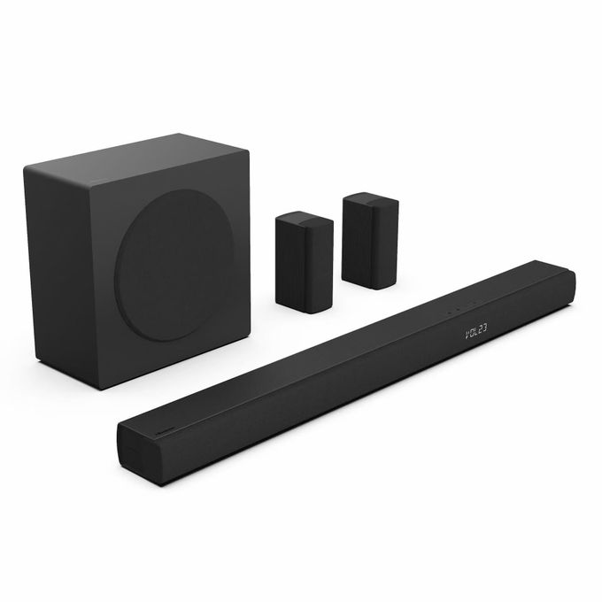Hisense Soundbar 540 Watts 5.1 Channel HS5100 Sound bar Music system Dolby Audio DTS Virtual X, Bluetooth WIRELESS SUBWOOFER Speaker HisenseHS5100 Soundbar Music System Hisense3.1CH + TV Guard+Bracket