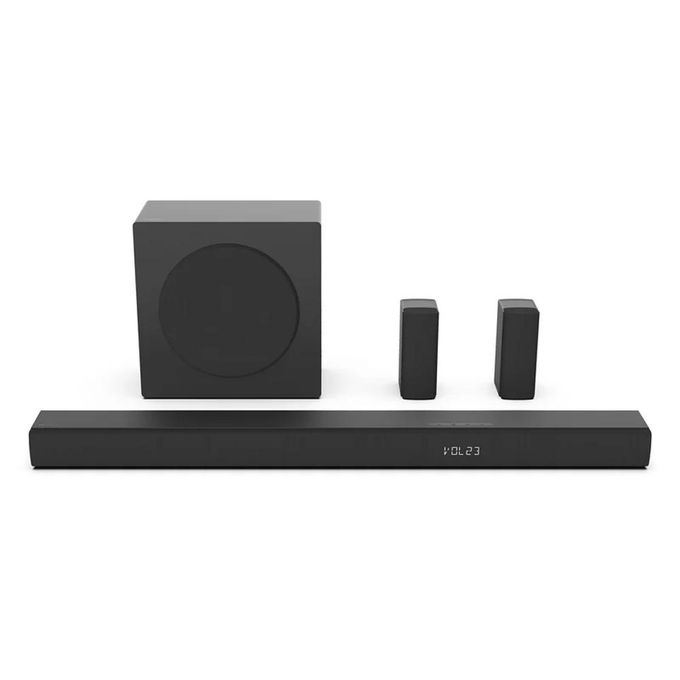 Hisense Soundbar 540 Watts 5.1 Channel HS5100 Sound bar Music system Dolby Audio DTS Virtual X, Bluetooth WIRELESS SUBWOOFER Speaker HisenseHS5100 Soundbar Music System Hisense3.1CH + TV Guard+Bracket