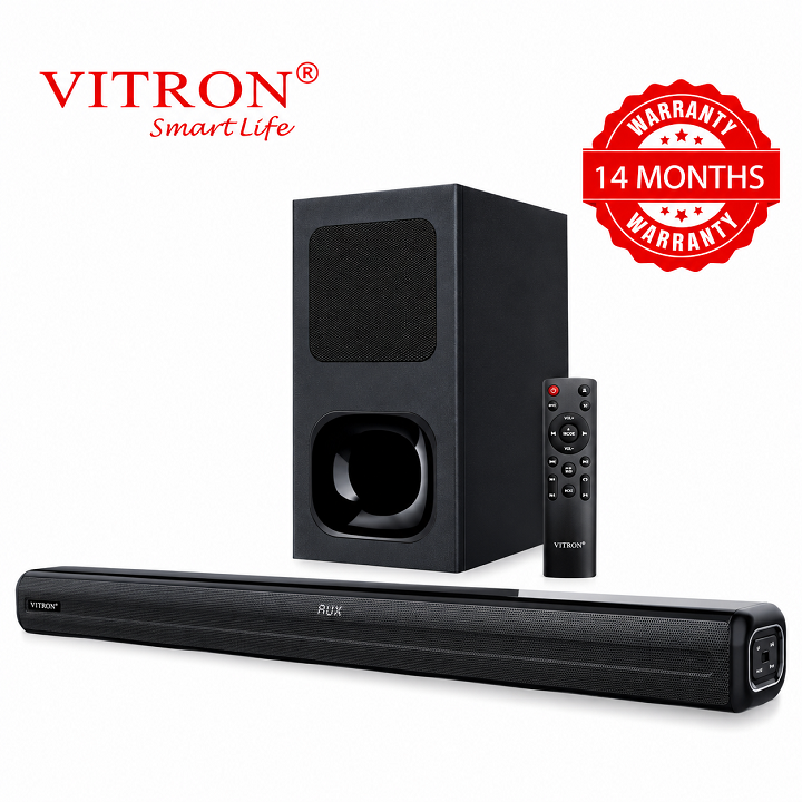 Vitron V52SB-2.1CH 8000W Soundbar System Bluetooth speaker system sound bar music system Vitronsound bar 5.25inch subwoofer system SUPERB SOUND BAR SUPER Deep Bass System with REMOTE CONTROL &FM RADIO
