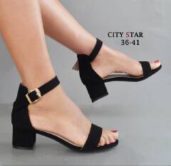 Women Ladies Elegant Block Heel Sandals Open Toe Ankle Strap Party Office Heels Sizes 36–41