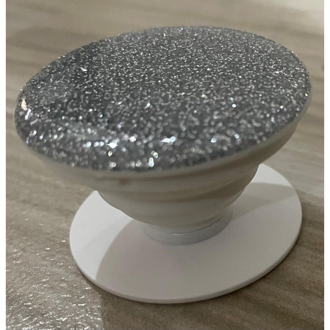 Glitter Phone Socket, Shiny Ruby Resin Phone Holder, Cute Expanding Phone Grip, Sparkly Gift for Her, Aesthetic Phone Accessory