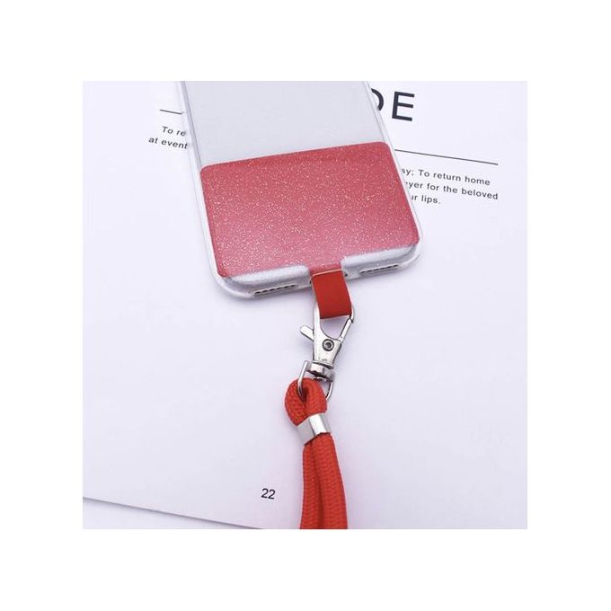 Adjustable Crossbody Phone Lanyard with Universal Tether Patch | Anti-Drop Neck Strap & Cell Phone Holder for iPhone, Samsung & All Smartphones