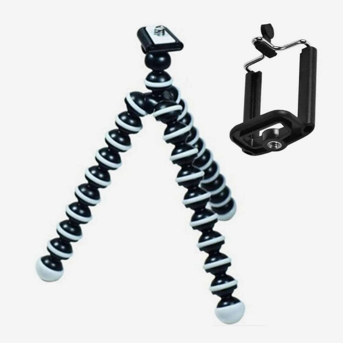 Medium Flexible Octopus Phone Tripod – 360° Ball Head Smartphone Holder for iPhone, Android & Photography