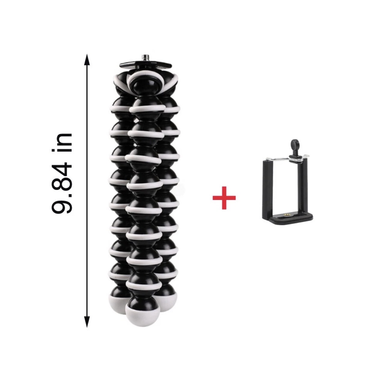 Large Portable Flexible Camera Tripod Stand (240mm) for DSLR, Action Cameras & Mobile Phones