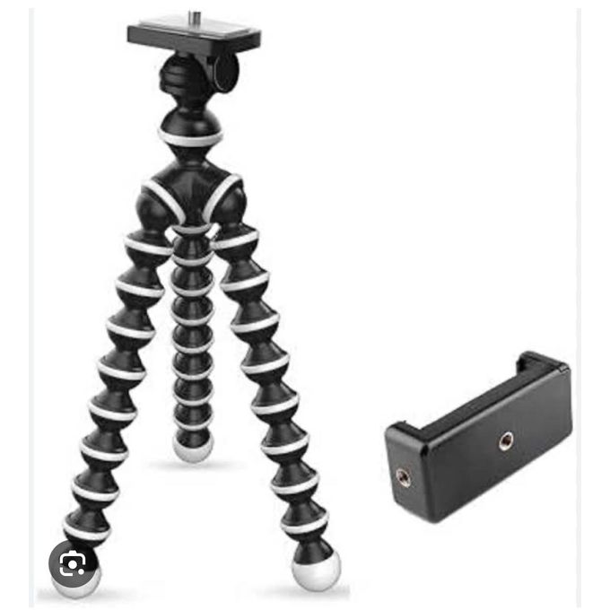 Flexible Octopus Phone Tripod Stand – Portable Medium Gorilla Mini Tripod for Smartphones, Vlogging & Live Streaming