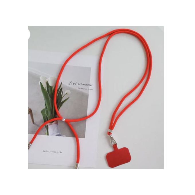 Adjustable Crossbody Phone Lanyard with Universal Tether Patch | Anti-Drop Neck Strap & Cell Phone Holder for iPhone, Samsung & All Smartphones