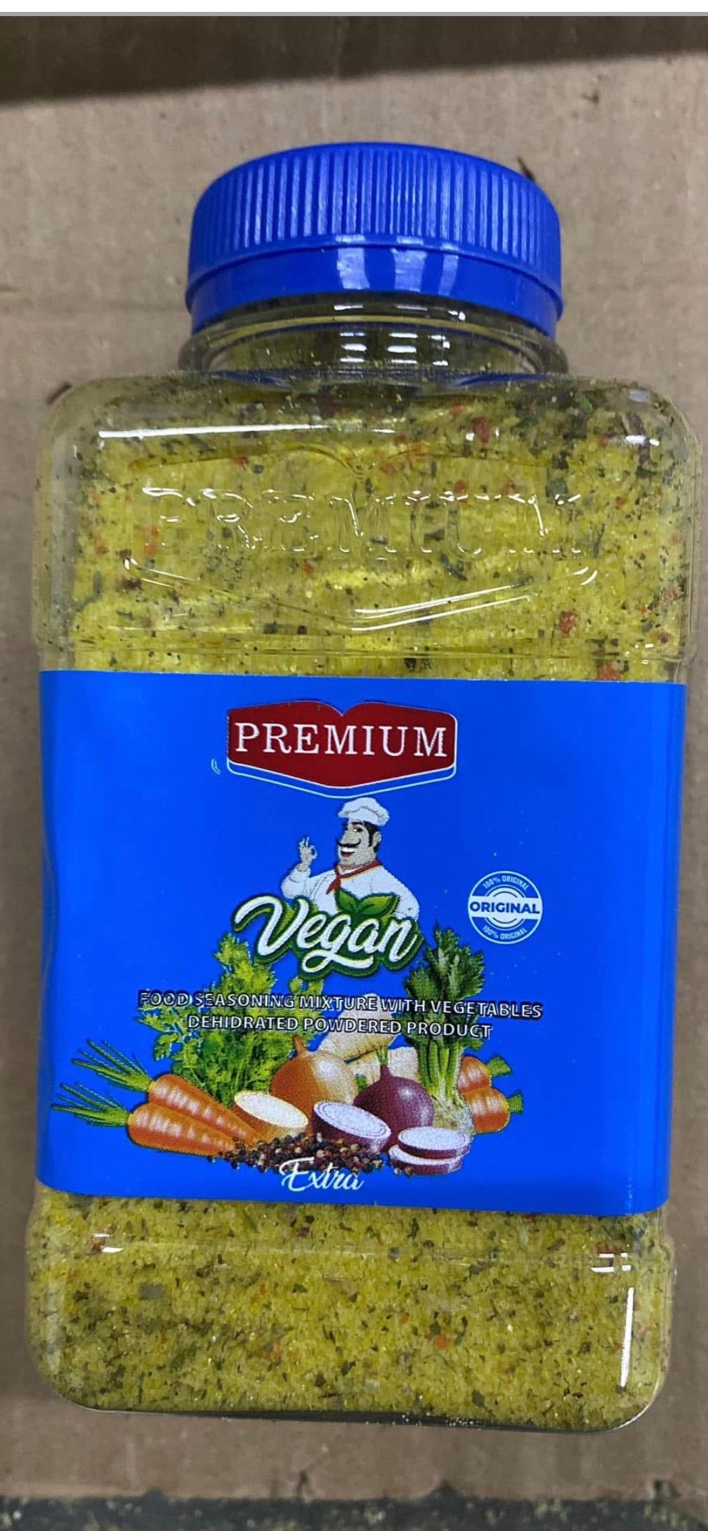 Premium Vegan Seasoning Mix - Plant-Based Vegetable Broth & Flavor Enhancer for Soups, Stews, and Cooking