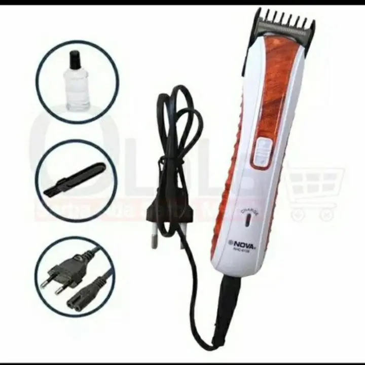 NOVA SHAVER Nova NEW PRO Rechargeable Hair Trimmer/Shaving Machine comes with Nova Shaver, Oil bottle ,Brush ,Charging cable & User Guide