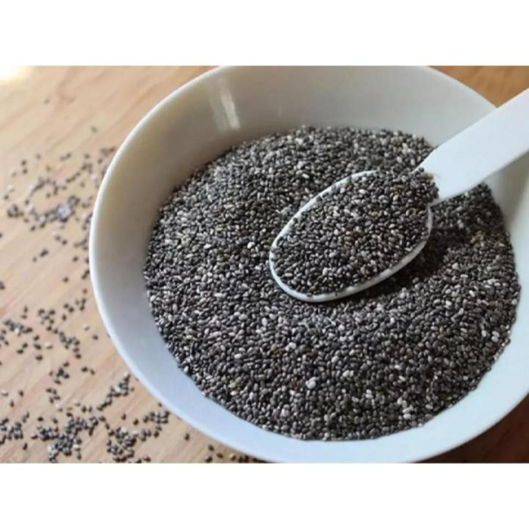 CHIA SEEDS (source of omega 3, regulate blood pressure, blood sugar, lower arthritis,lower cholesterol