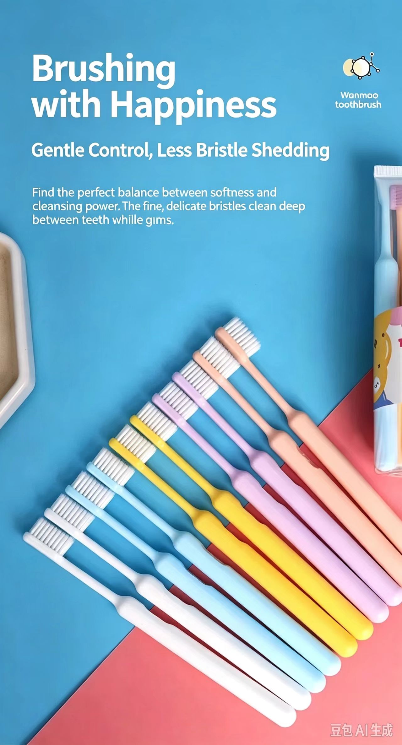 Wide‑Head Nano Soft Bristle Toothbrushes | For Men & Women | Household Disposable Dental Care