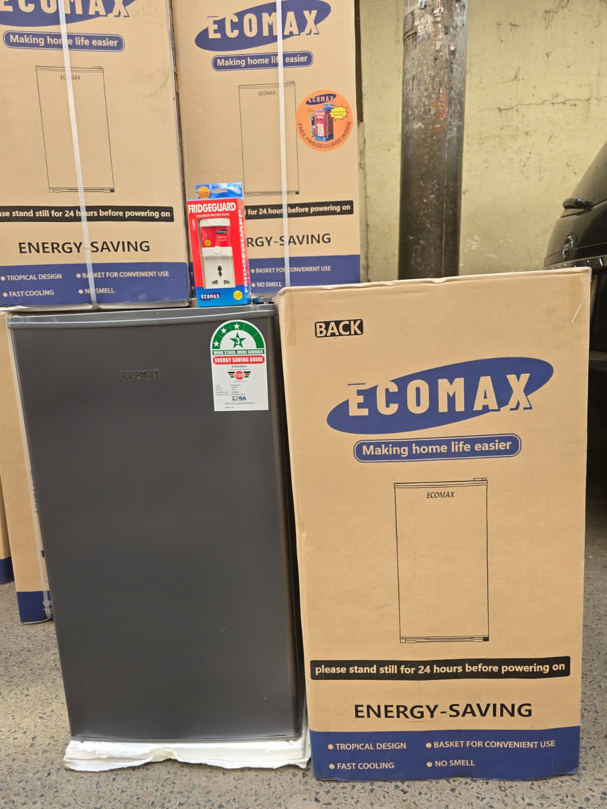 Ecomax 90L Dark Silver Single Door Refrigerator with Freezer Guard

Compact and practical refrigerator designed for efficient food and beverage storage in homes, offices, shops and small spaces.

90-l