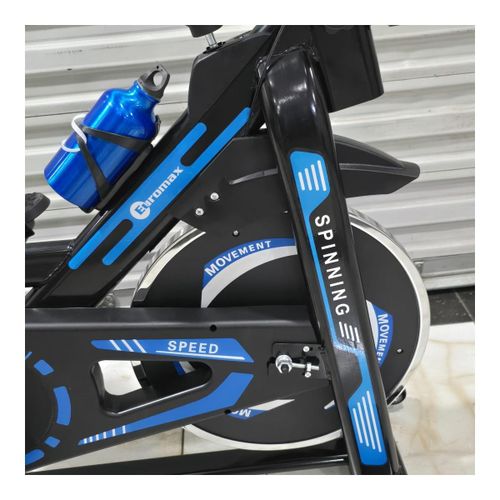 Euromax Indoor Spinning Exercise Bike with LCD Display, Phone Holder & Approx. 6kg Flywheel