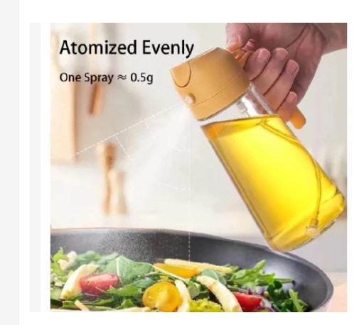 🍒2 in 1 Oil Jar Sprayer & Dispenser 600ml – Premium Kitchen Oil Control Bottle🩸🩸modern kitchen essential designed for precision, convenience, and healthier cooking habits. Whether you are frying, g