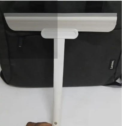 ❇️Window glass wiper cleaner* ✅Multifunctional window cleaner squeegee ⏯️Material: Plastic, sponge, silicone spatula ⏯️White colour 5.0