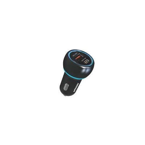 Amaya ACC-01 38W PD Fast Charging Car Charger, USB Type-C Power Delivery Car Adapter for Smartphones, Tablets & Compatible Devices, Compact Portable Vehicle Charger for Fast Charging on the Go