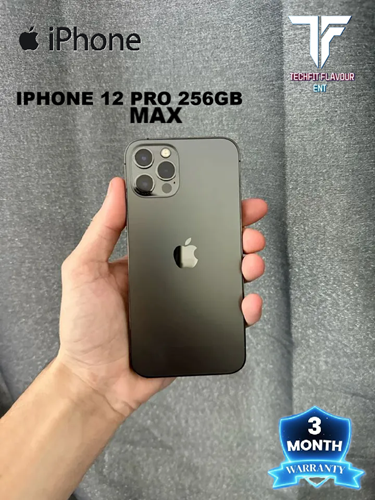 iPhone 12 Pro Max 256GB + 6GB RAM 5G 6.7'' Super Retina XDR OLED Display 3687mAh Battery20W Fast Charging &15W MagSafe Wireless Charging Triple 12MP Main EX-UK 3 MONTHS WARRANTY.