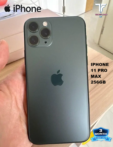 IPHONE 11 PRO MAX 256GB EX-UK | 6.5" OLED | TRIPLE CAMERA 12MP | SMOOTH A13 BIONIC PERFORMANCE Face ID security 3 months warranty.
