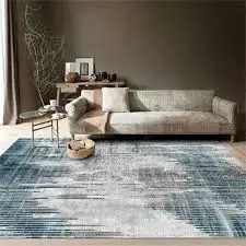 Luxury Modern 3D Visual Effects Soft Velvet Living Room Area Carpet 7x10 Feet, Premium Anti-Slip Large Floor Rug with Elegant Geometric Pattern for Bedroom, Dining Space and Contemporary Home Decor