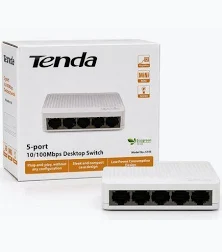 Tenda S105 5-Port 10/100Mbps Ethernet Switch – Unmanaged Desktop Network Switch