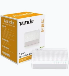 Tenda S105 5-Port 10/100Mbps Ethernet Switch – Unmanaged Desktop Network Switch