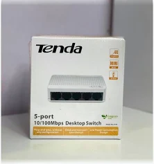 Tenda S105 5-Port 10/100Mbps Ethernet Switch – Unmanaged Desktop Network Switch