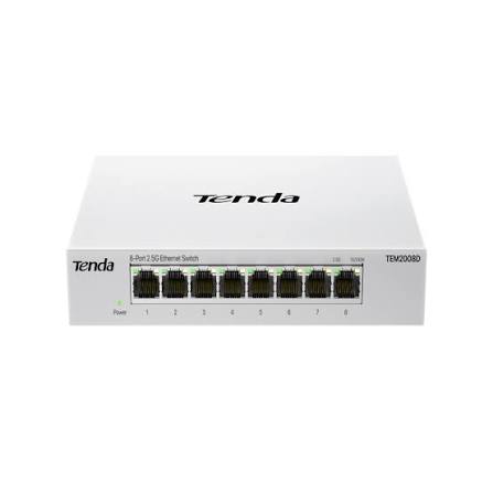 Tenda S108 8-Port 10/100Mbps Ethernet Switch – Unmanaged Desktop Network Switch