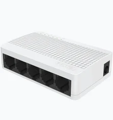 Tenda S105 5-Port 10/100Mbps Ethernet Switch – Unmanaged Desktop Network Switch