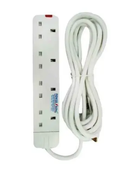 Power King Heavy Duty 4-way Power/Socket Extension Cable Charging Outlet powerking extension