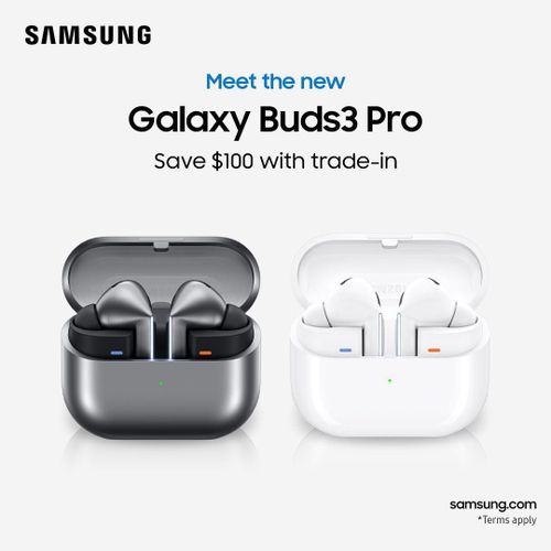 Galaxy Samsung Buds3 Pro True Wireless Earbuds – Hi-Fi Sound, Active Noise Cancellation (ANC), Adaptive Noise Control, 360 Audio, Bluetooth 5.4, A