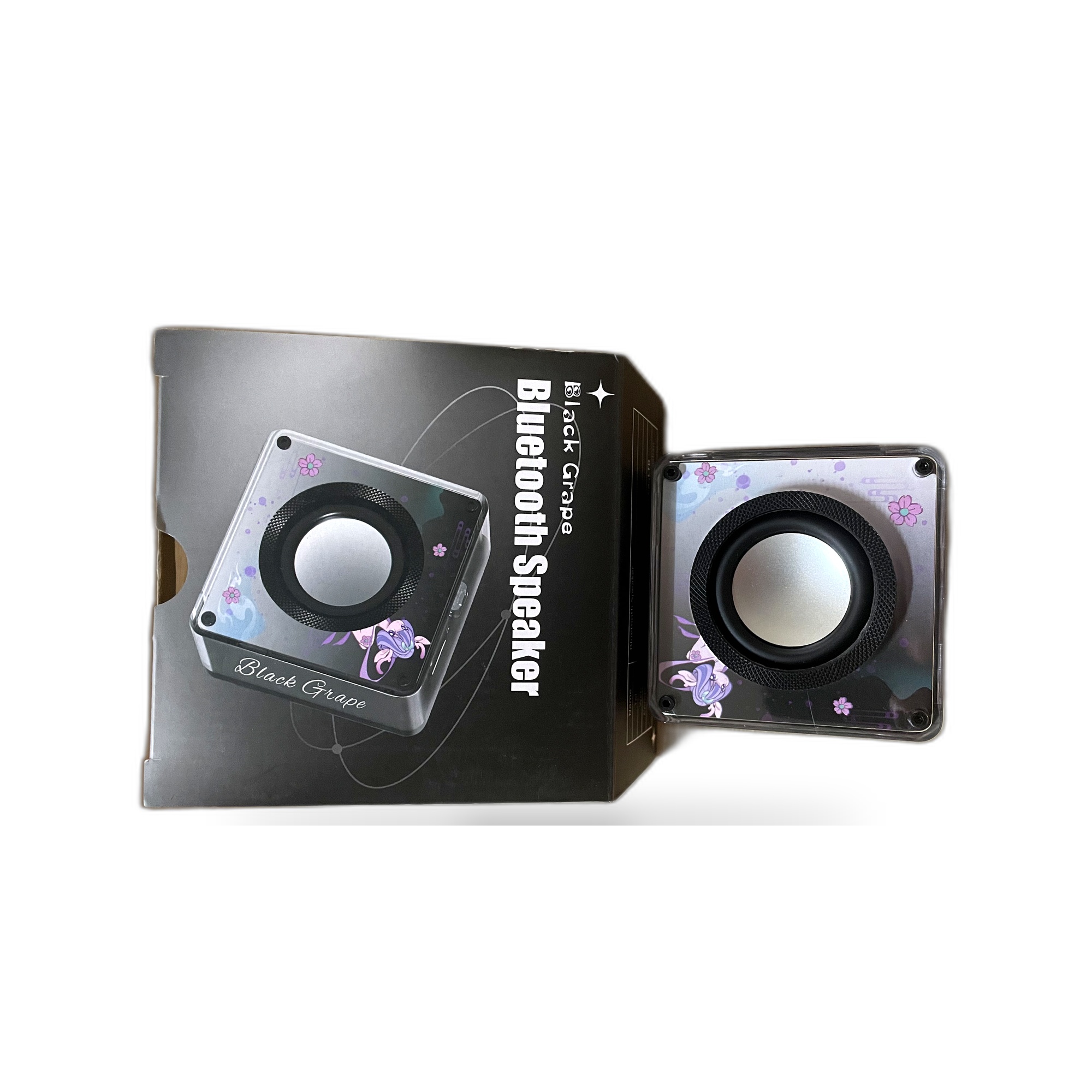 Black Grape Portable Bluetooth Speaker – Wireless Rechargeable Speaker