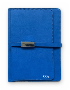 C04 Premium PU Leather Notebook with Strap Closure – A5 Journal