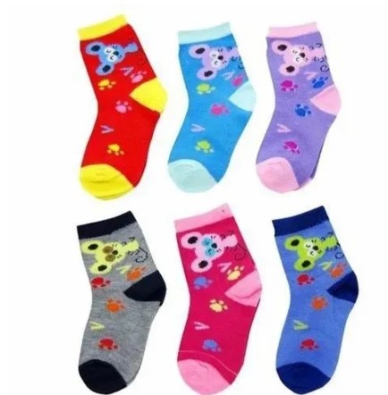 VERY ESSENTIAL AND COST EFFECTIVE  !!!6 Pairs/lot Baby Socks 0-12 Months Assorted